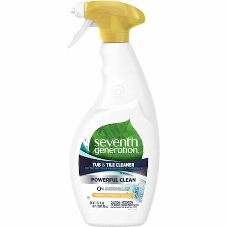 Seventh Generation Tub/Tile Natural Cleaner, Emerald Cypress & Fir, 26oz SEV44774
